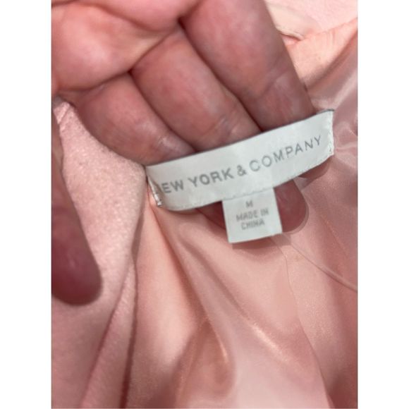 EUC Light pink wool double breasted pea coat SZ Medium - Picture 5 of 8